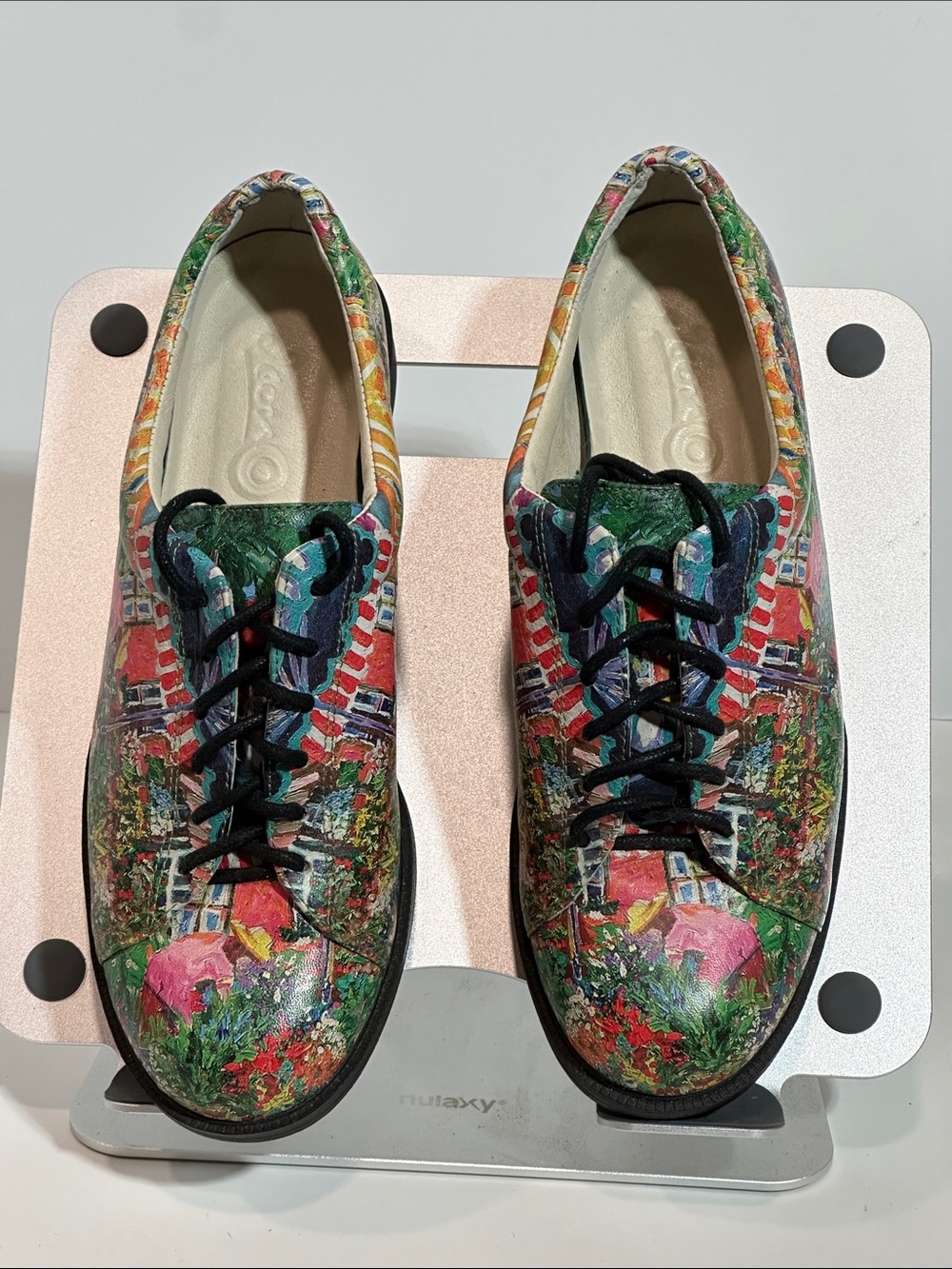 Icon "Wearable Art" Leather Oxford Shoes